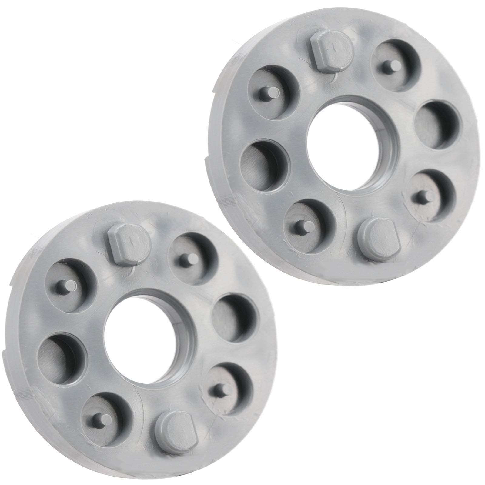 SPARES2GO Two Peg Blade Height Spacers Compatible with Flymo Hoverstripe RXE250 300 Hovervac 280 300 400 Lawnmower (Pack of 2)