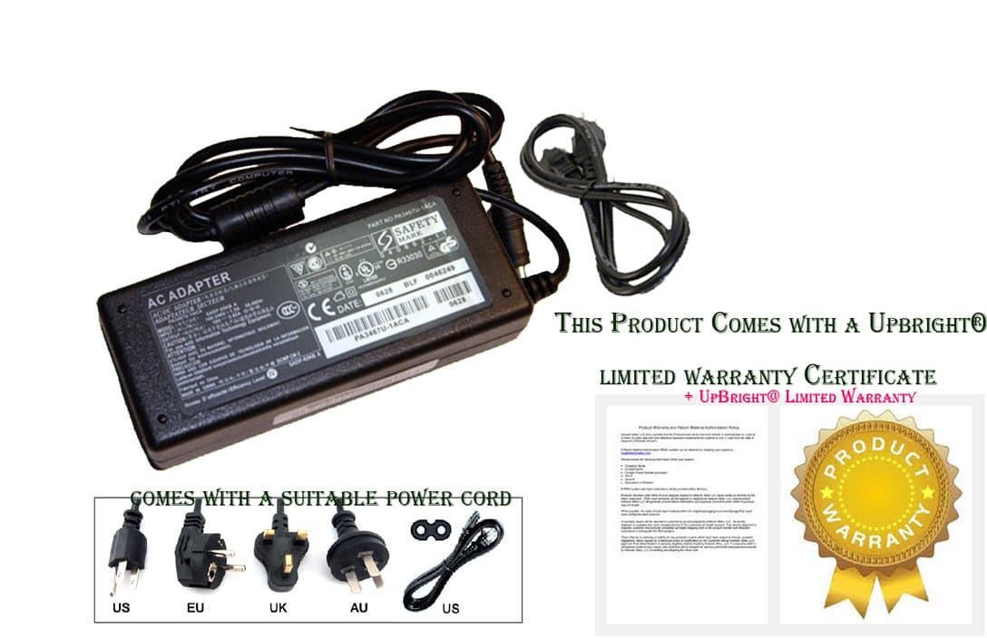 Upbright AC Adapter for Panasonic Toughbook CF-19 CF-19CHBAXBM Tablet PC Power Supply Cord Charger PSU