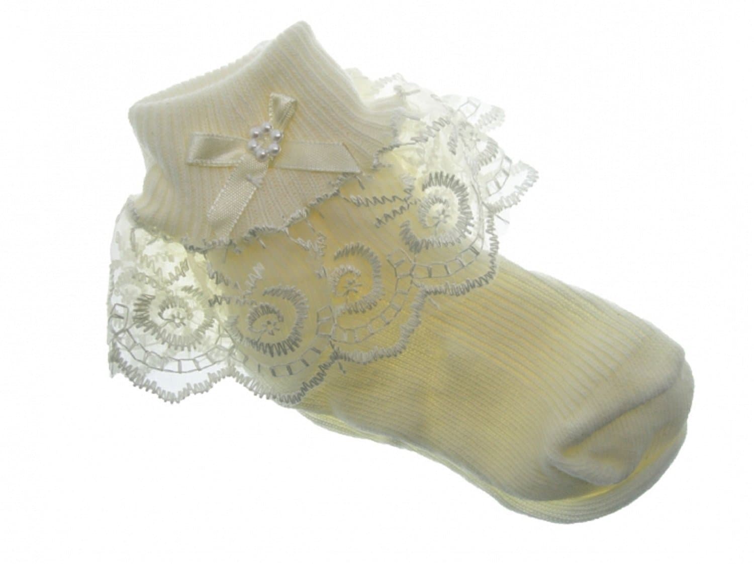 Frilly lace socks