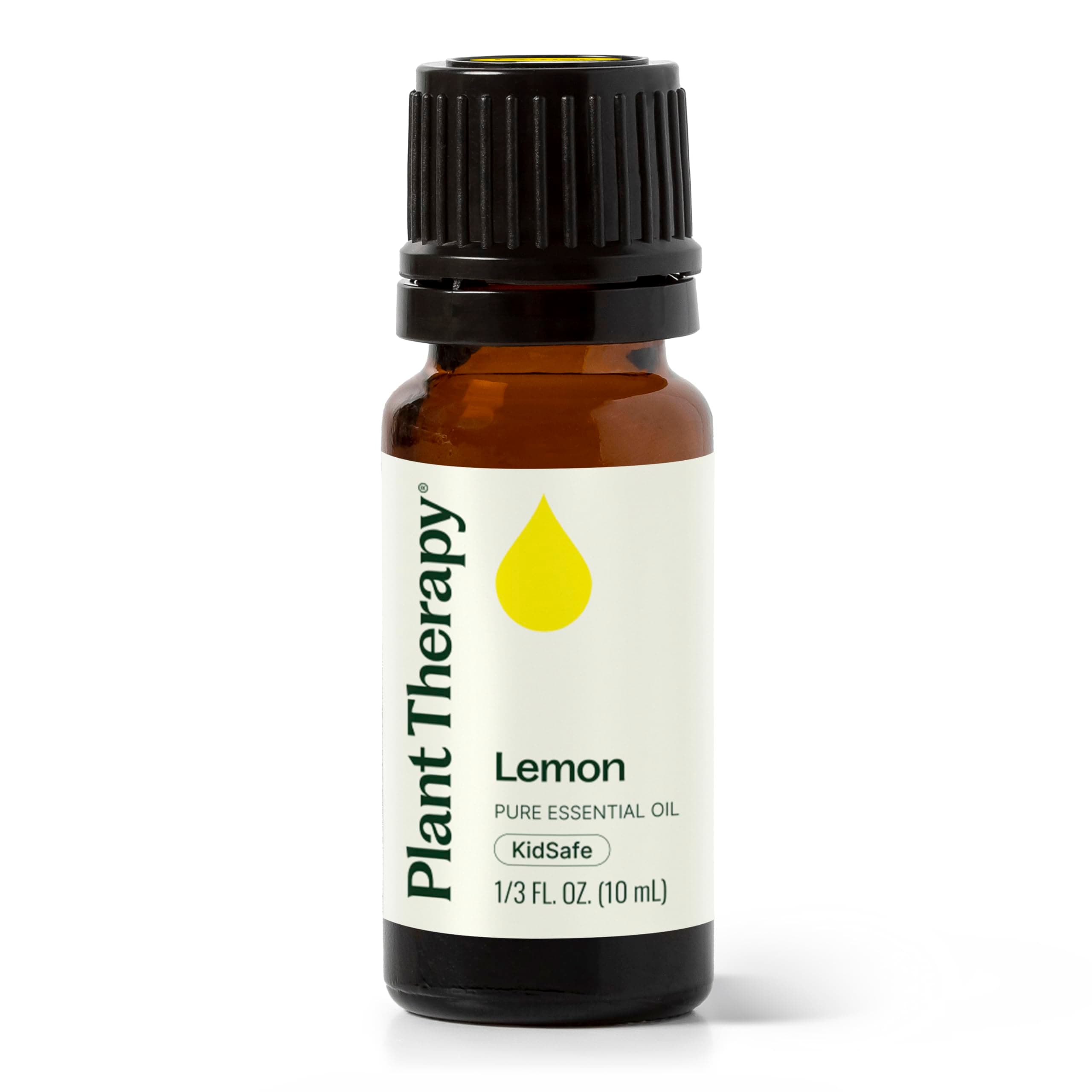Plant Therapy Lemon Essential Oil for Diffusing, 10 mL (1/3 oz) 100% Pure, Undiluted, Natural Aromatherapy, Lemon Oil for Skin & Cleansing, Energizing & Uplifting, Therapeutic Grade