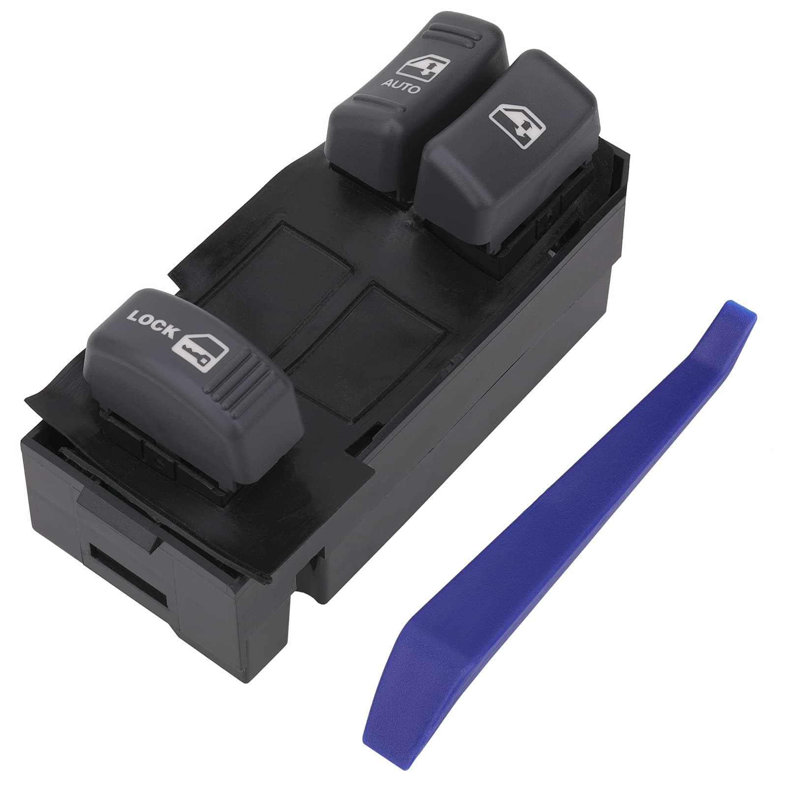 Power Door Lock Window Switch Control Button Front Driver Side, Compatible with Chevy Blazer Tahoe S10 C/K1500 2500 3500, 1995-2000 GMC Yukon Sonoma Isuzu Hombre i-370 Replace OE 15151356