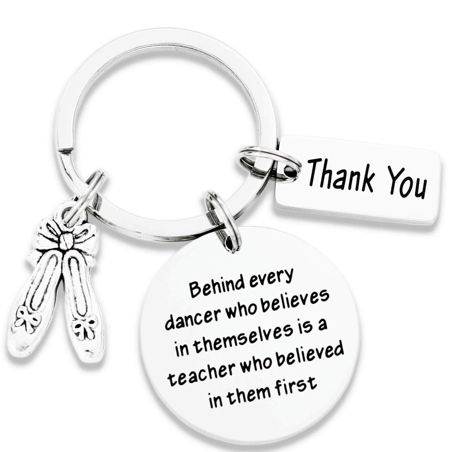 Kivosliviz Dance Teacher Appreciation Keychian for Teachers End of Year Jewelry Gift for Dance Team