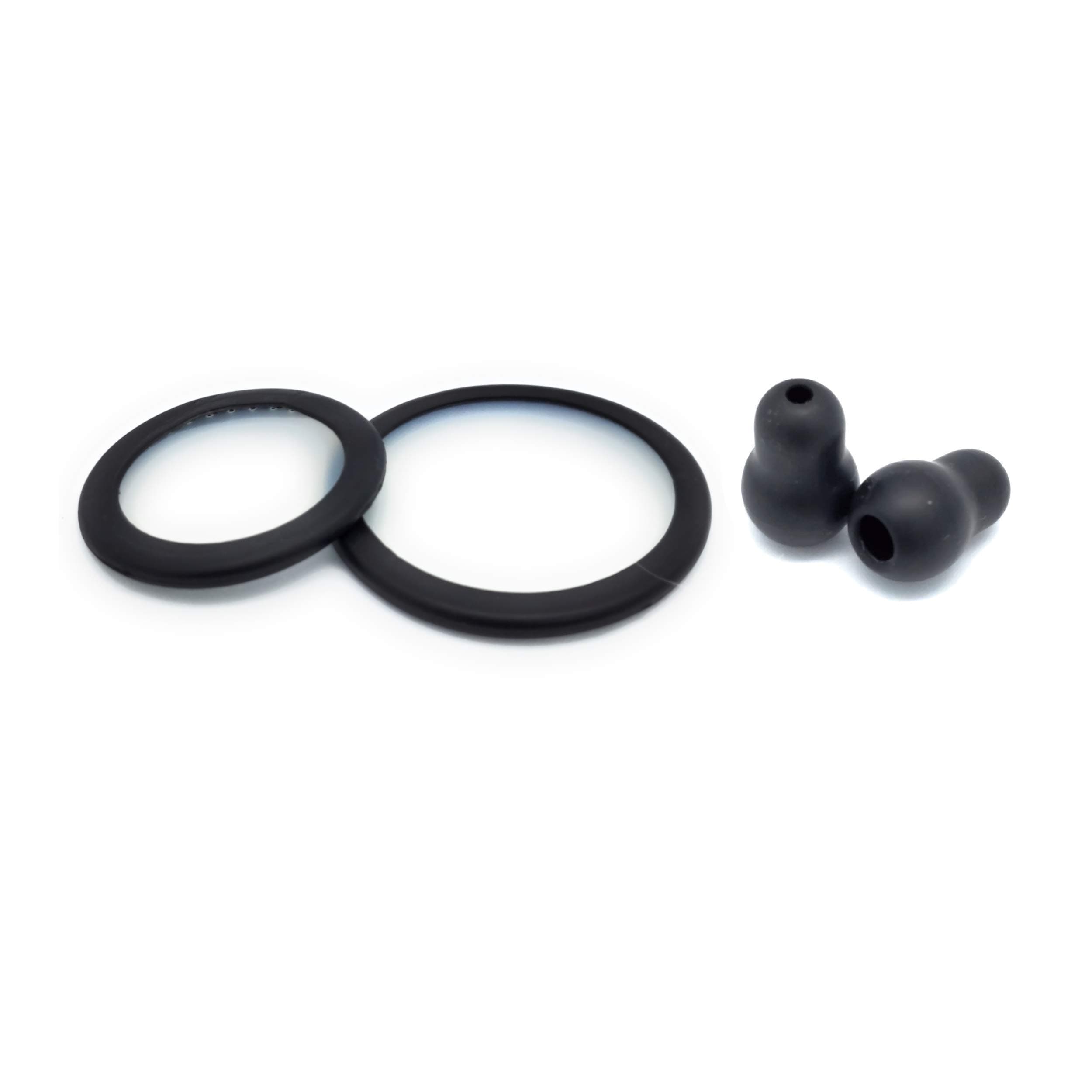 Adult + Pediatric Diaphragm Replacement - Fits Classic III (3) and Cardiology IV Stethoscopes + 2 Extra Ear Pieces, Compatible with Littmann and Other Stethoscope