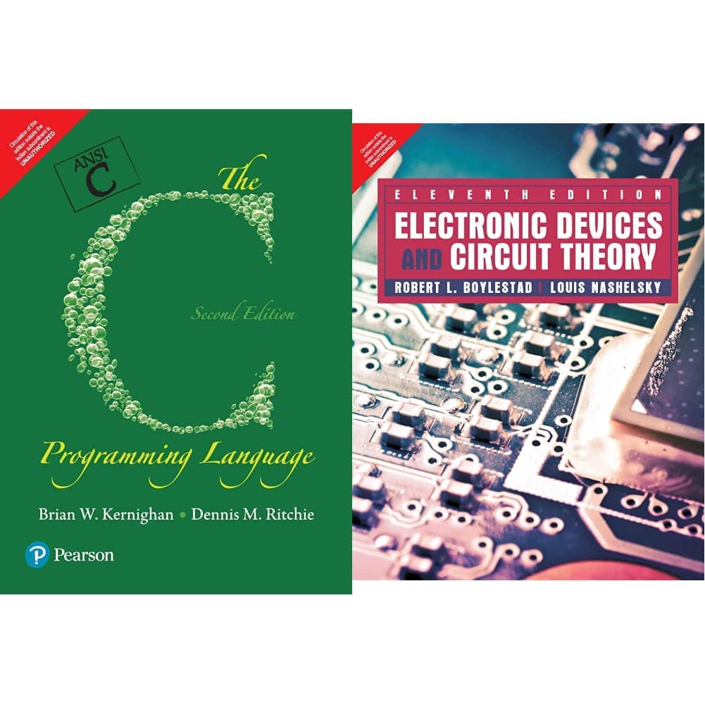 The C Programming Language | Second Edition | By Pearson & Electronic Devices and Circuit | Eleventh Edition | By Pearson