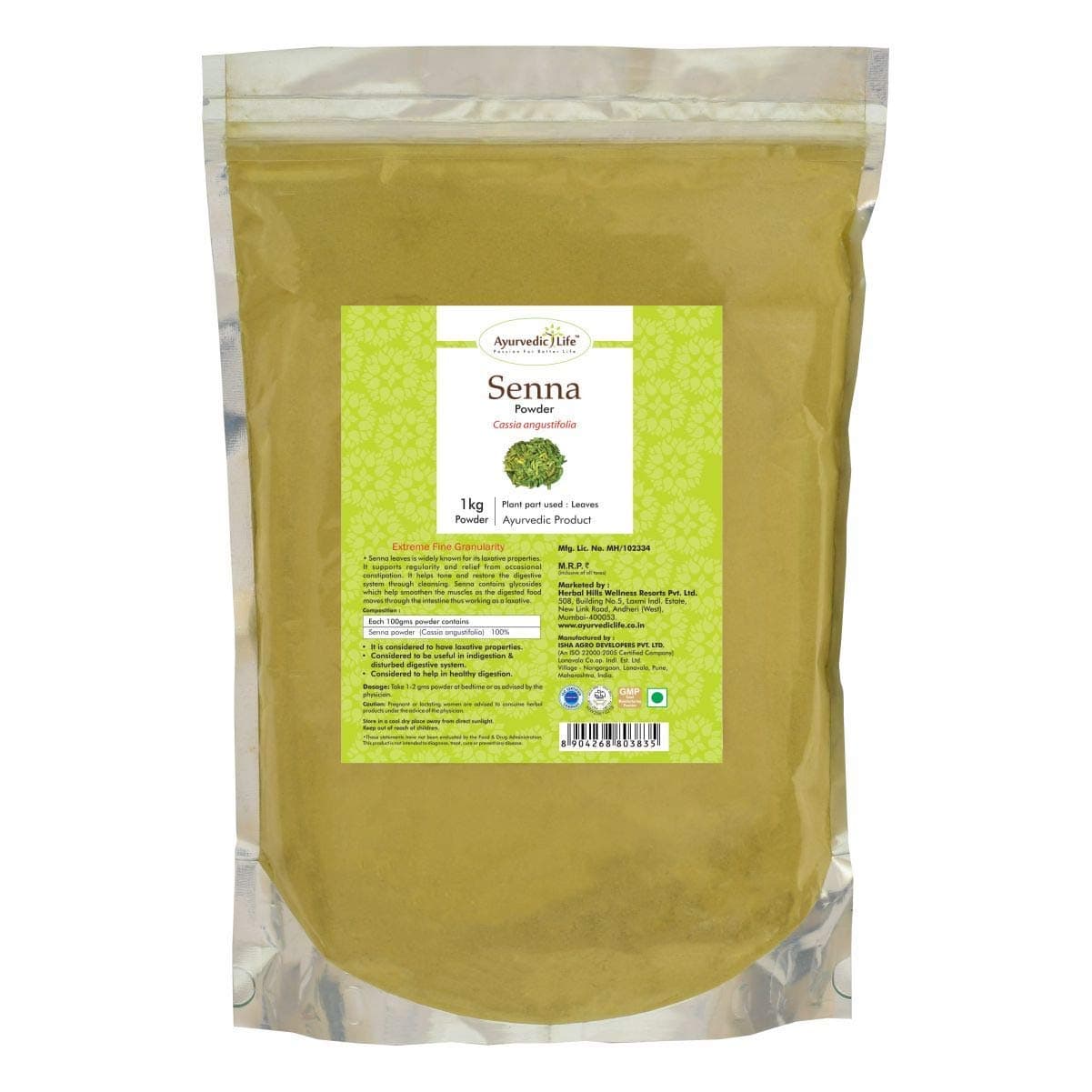 Ayurvedic LifeSenna Powder - 1 kg