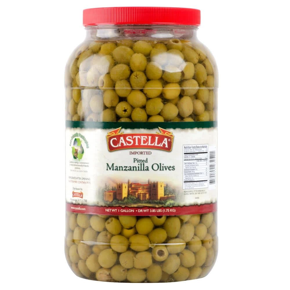 TableTop King Manzanilla Pitted Olives - 1 Gallon