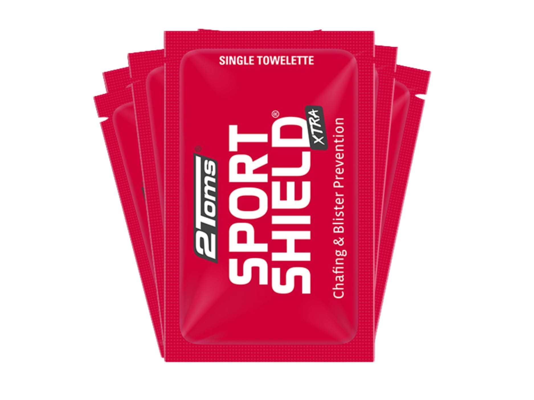 SportShield Xtra, Soothing All Day Anti-Chafe Prevention, Waterproof Protection from Thigh Chafing and Skin Irritation, 6-Pack Single-Use Towelettes