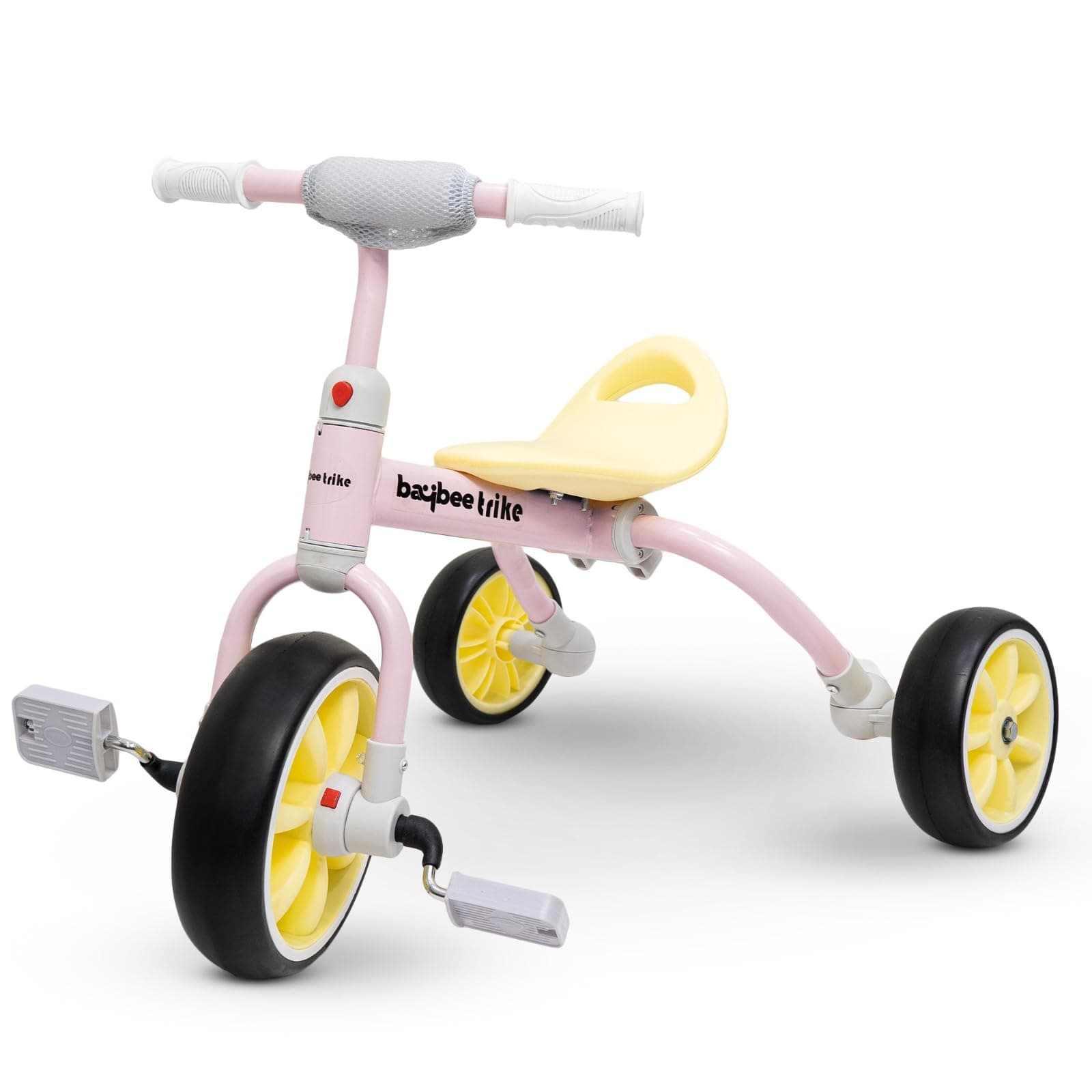 – Trikona Tricycle for Kids, Foldable Balance Bike Baby Tricycle with Adjustable Seat, Eva Wheels & Detachable Pedal | Kids Tricycle Trikes | Baby Cycle for Kid 2-4 Years Boys Girls (PinK)