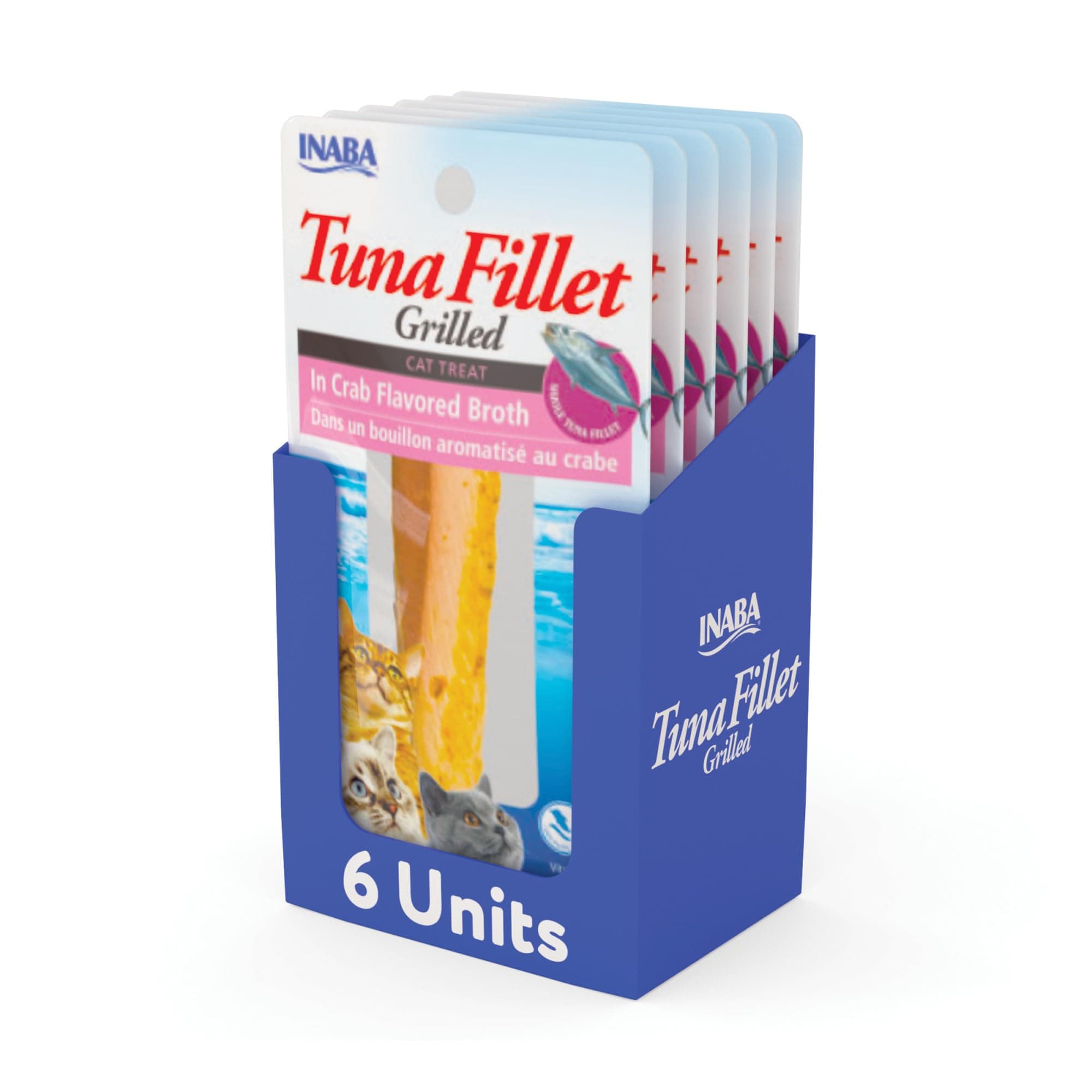 Inaba Tuna Fillet in Crab Broth 15G /Per Pc (Pack of 6)