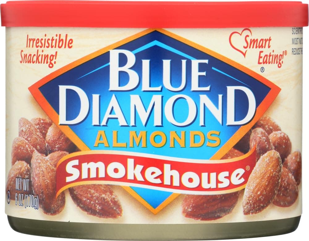 Blue Diamond Almonds Smokehouse 6 Oz Pack of 2