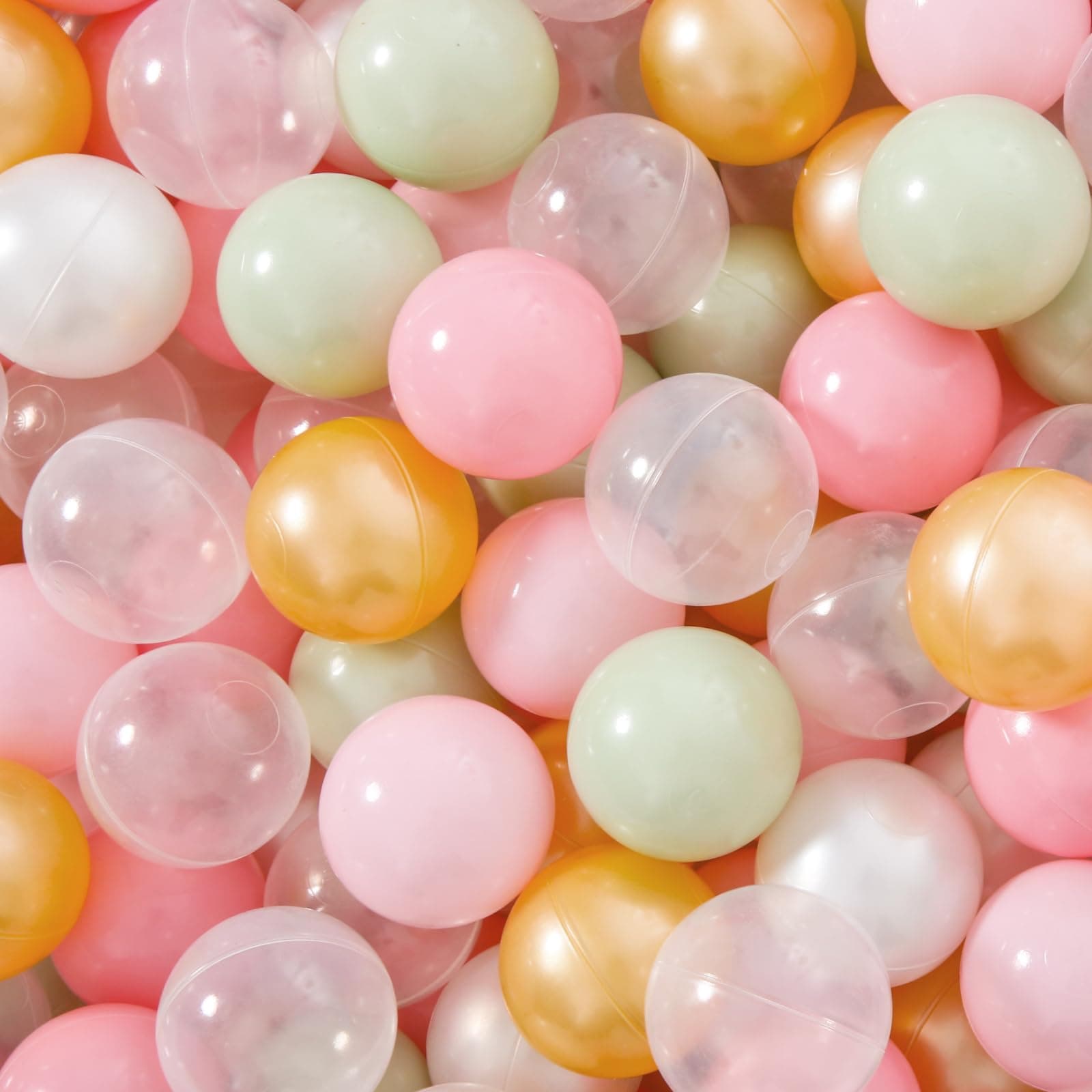 STARBOLO Ball Pit Balls for Toddlers Phthalate Free BPA Free Non-Toxic Crush Proof Play Balls for Toddlers Kids Pool Playhouse Pack of 100 200 500