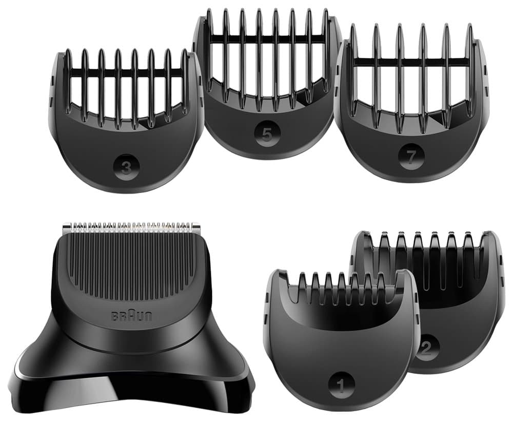 Braun BT32 Series 3 Electric Shaver Beard Trimmer Attachment for Braun Series 3 Shave with 5 Combs - Black