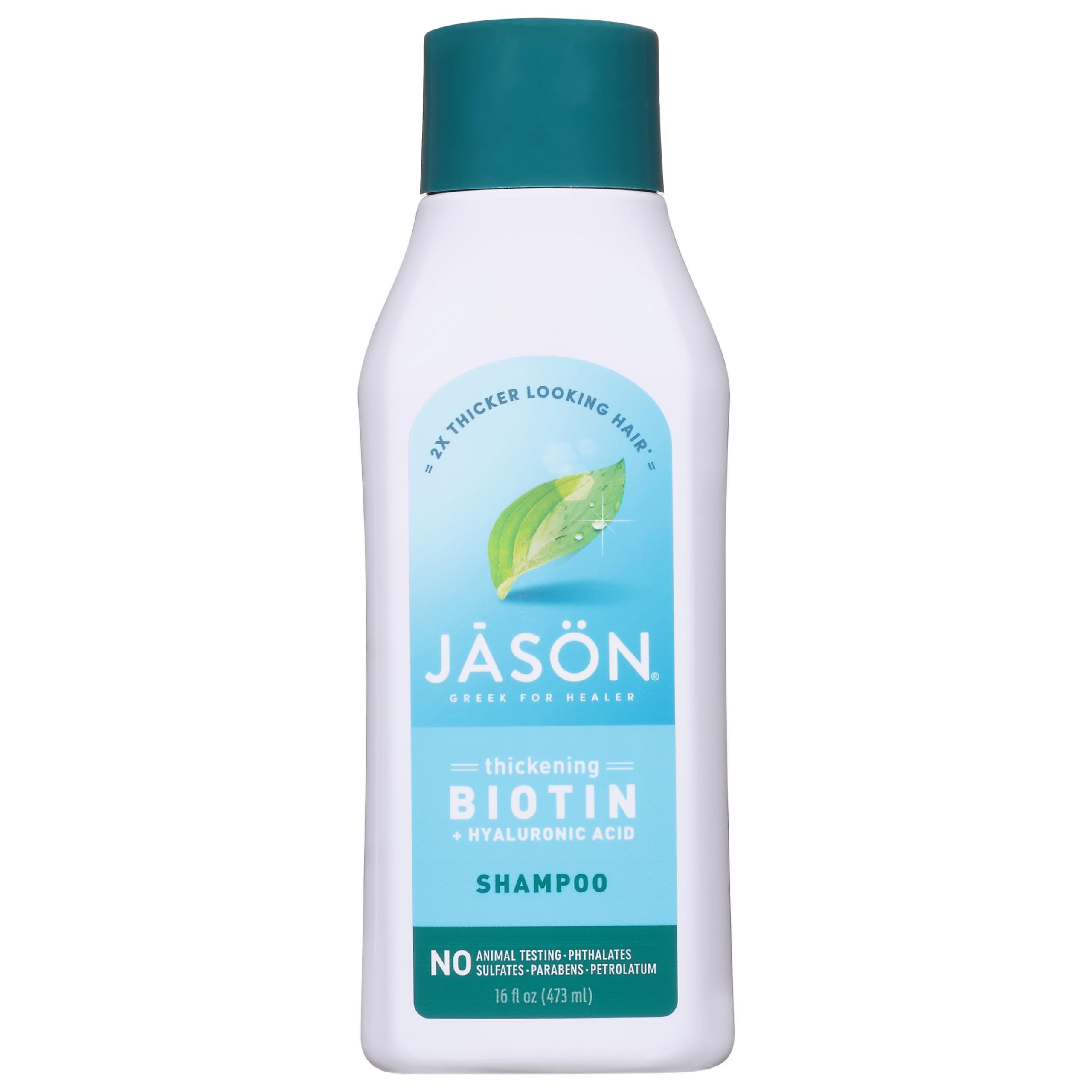 JASON Natural Cosmetics Everyday Hair Care- Natural Biotin Shampoo Ginseng & Chamomile 16 Ounces