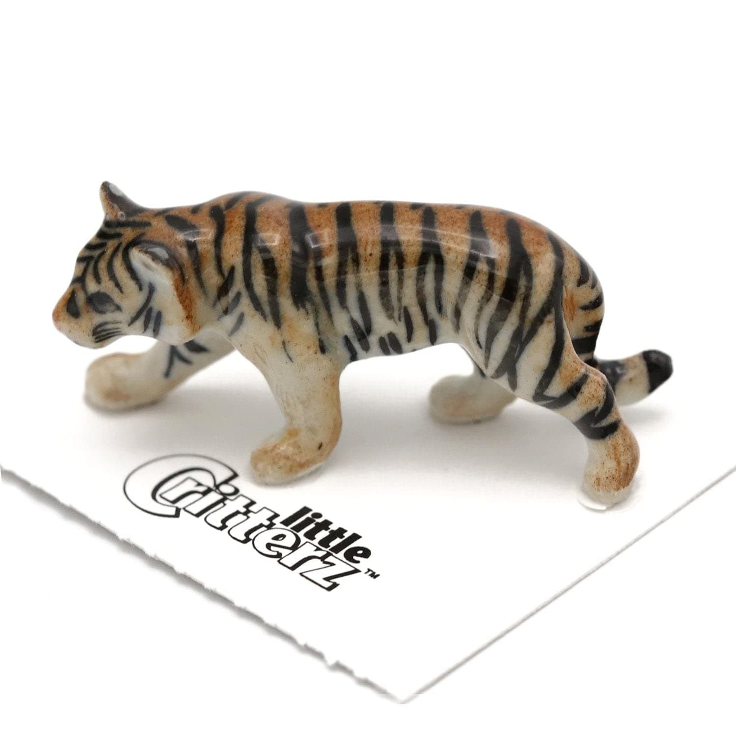Tiger - Sumatran Tiger Sunda - Home Decor Animal Miniature Porcelain Figurine