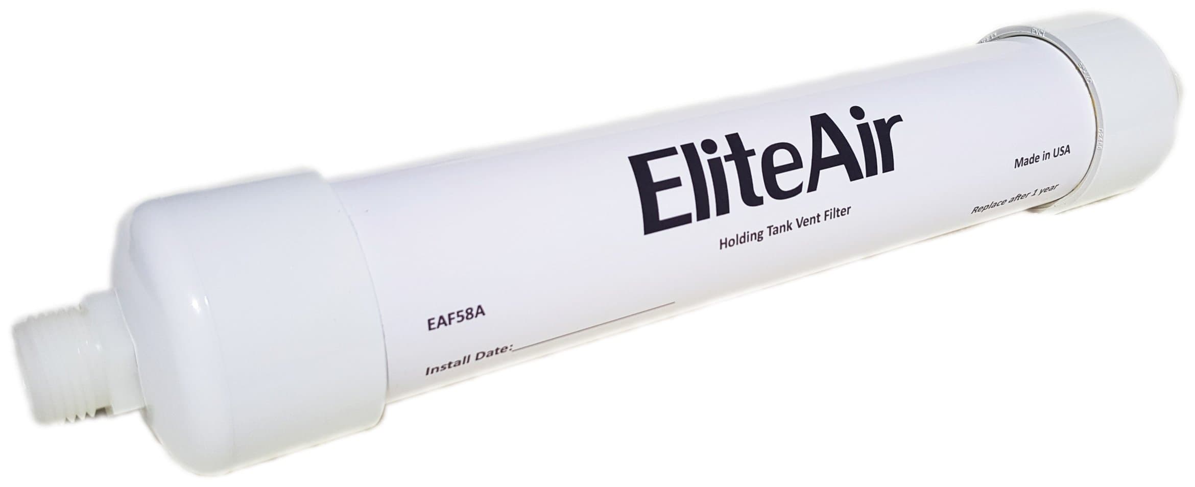 EliteAir Holding Tank Vent Filter - Direct Replacement for Dometic/Sealand/SaniGard/Voker/Airforce 5/8”
