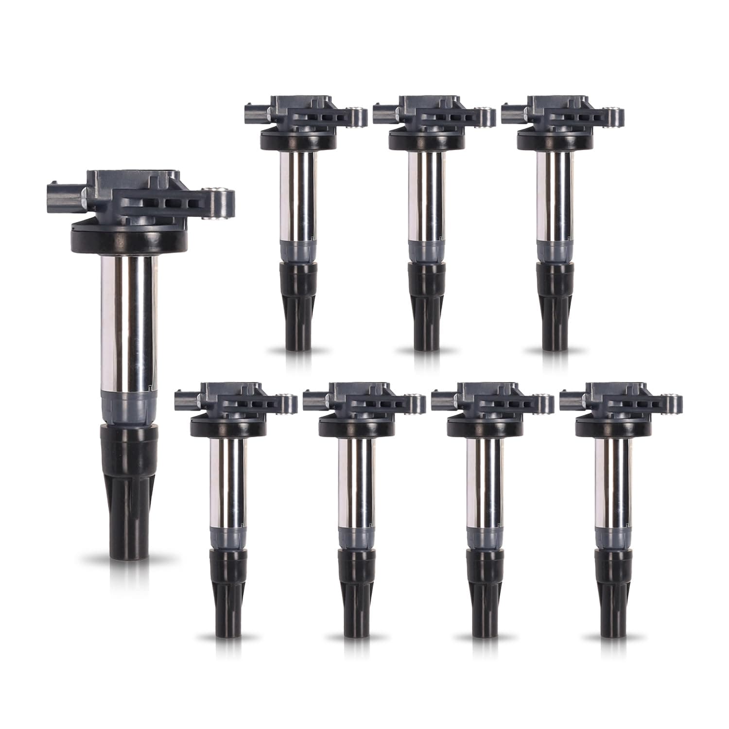 ENA Set of 8 Ignition Coil Pack 4.2 4.4 V8 Compatible with Land Rover Jaguar XK8 XJ8 XJR XKR S-Type Vanden Plas LR3 Range Rover 2003 2004 2005 2006 2007 2008 2009 Coils for C1427 UF519 AJ810445