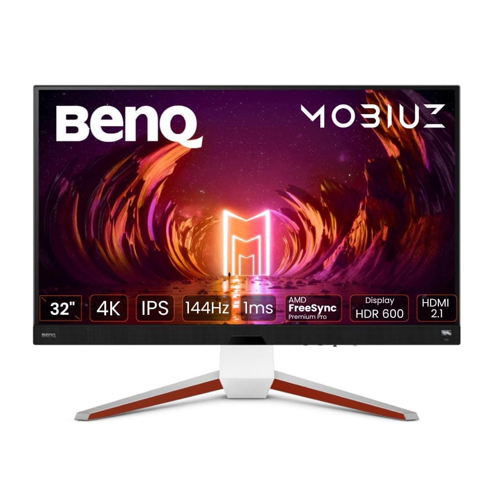 MOBIUZ EX3210U 32" 4K Gaming Monitor UHD, HDRi, IPS, 144Hz 1ms MPRT, FreeSync Premium Pro, 4K @120Hz compatible, 98% P3 color coverage, Built-in 2.1ch speakers, Eye-Care, Bezel-less