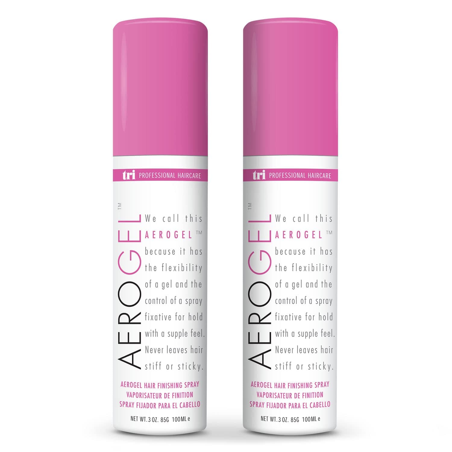 TRIDESIGN Tri Aerogel Hair Finishing Spray 3 oz. - 2 cans