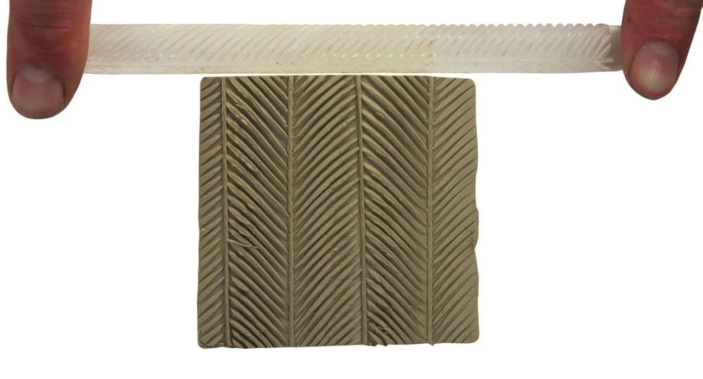 Feather - Textured Patterned Acrylic Rolling Pin