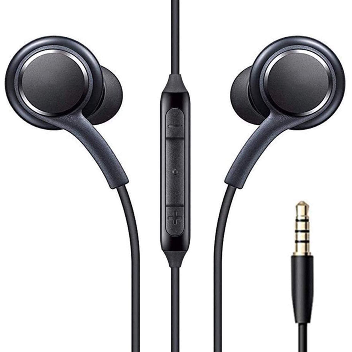 In-Ear Headphones Earphones for LG G3 Stylus Earphone Original Like Wired Stereo Deep Bass Head Hands-free Headset Earbud With Built in-line Mic, Call Answer/End Button, Music 3.5mm Aux Audio Jack (LH 1, Black)