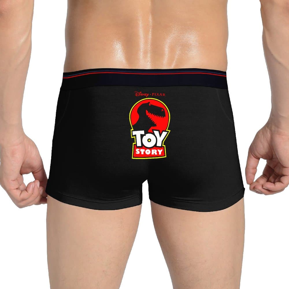 Mens Sexy Rex Toy Story Funny Graphic Figures Popular Full-Cut Briefs