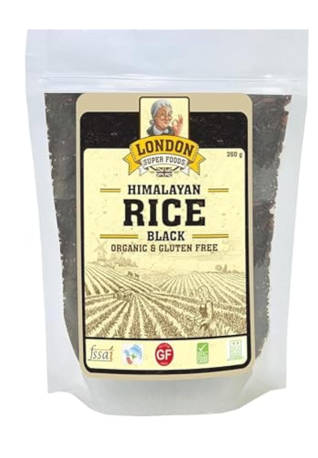 LONDON SUPER FOODS HIMALAYAN ORG BLACK RICE 350GM