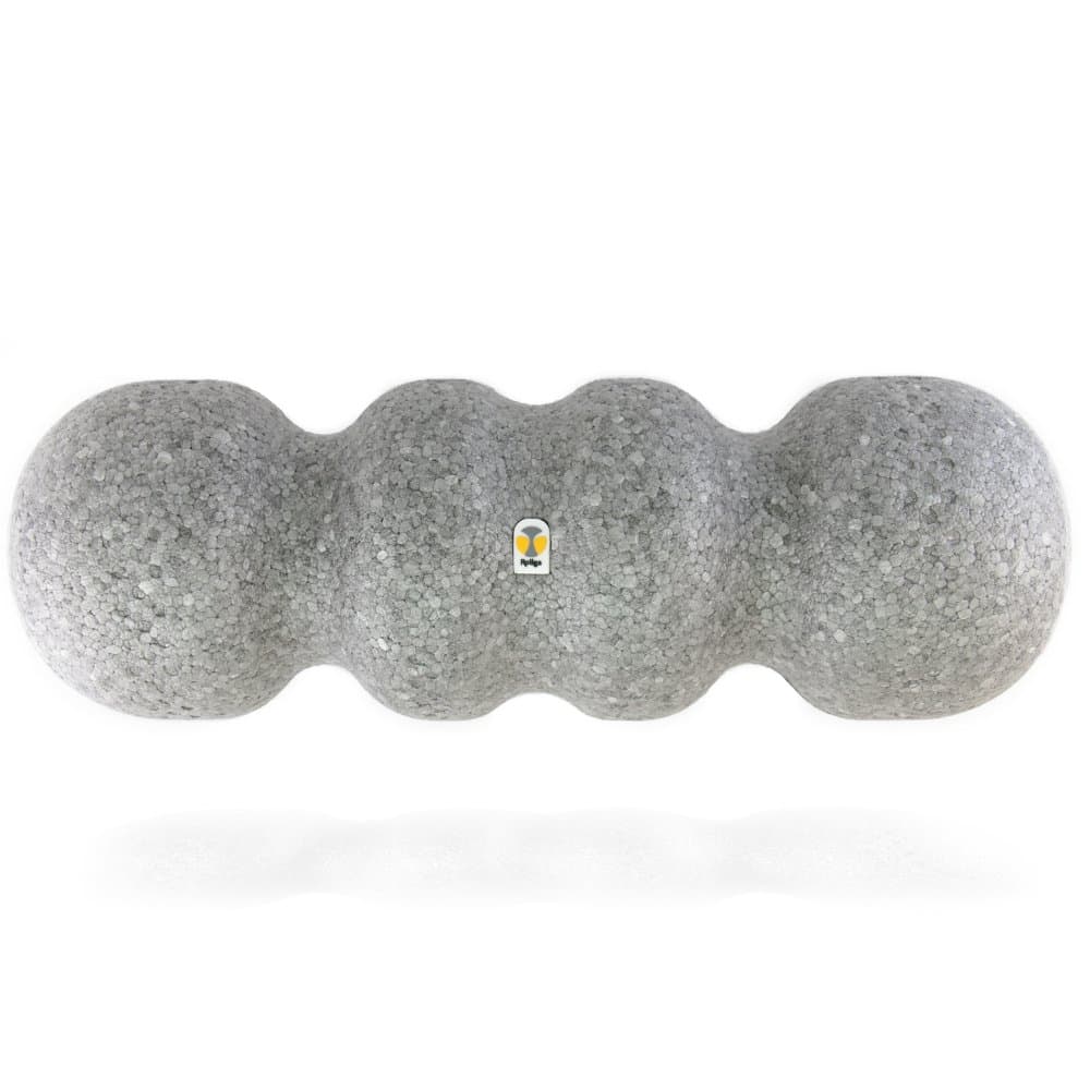 5-in-1 Rollga Genesis (Silver) Muscle Therapy Foam Roller | BEST & MOST COMFORTABLE Guaranteed! | FASTER & PERFECT SIZE | Leg & Back Massage Trigger Point Foam Roller Myofascial Release | Shin Splits