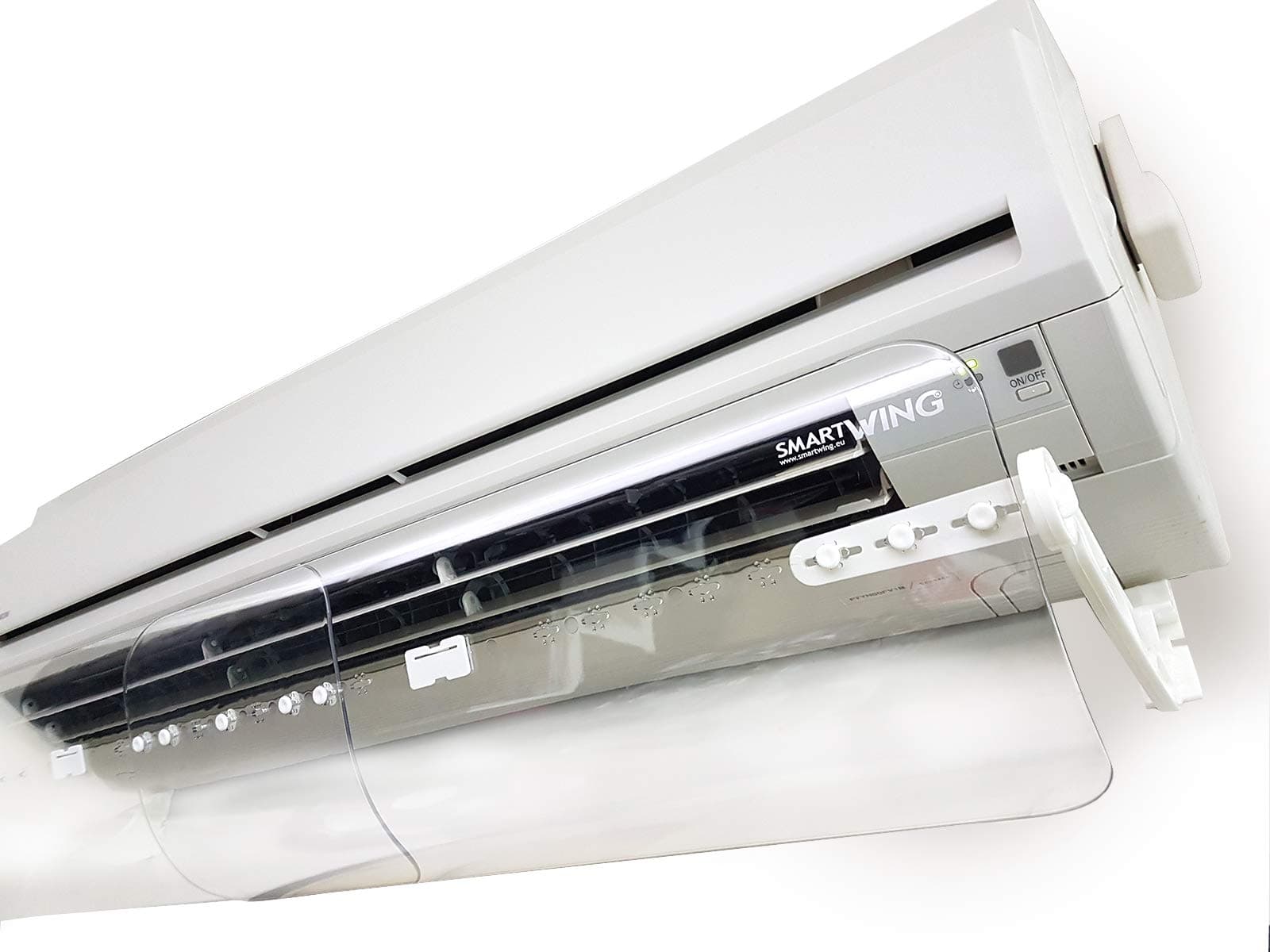 Baffle Shield for Air Conditioner, AC Split Unit Flow Deflector, Air conditioner accessory, Adjustable Smart Wing