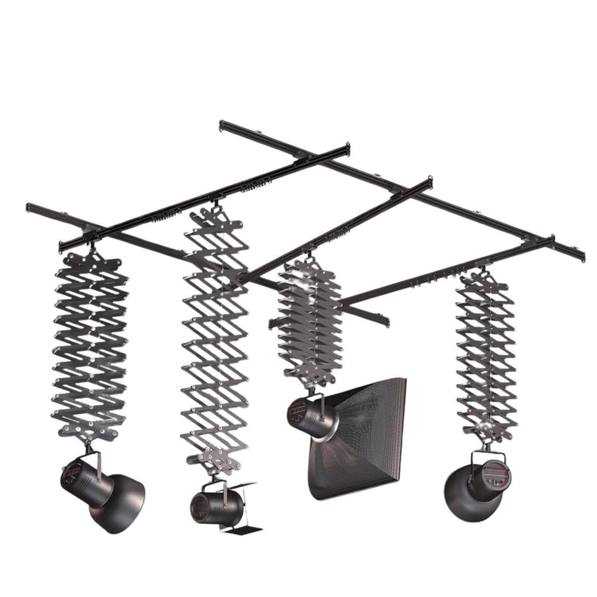 Manfrotto Pro Studio Rail System 54 Kit for Larger Studios, Supports 4 Lights