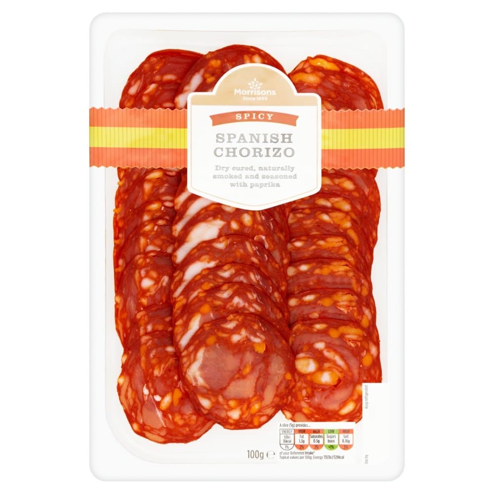 Morrisons Spanish Spicy Chorizo, 100g