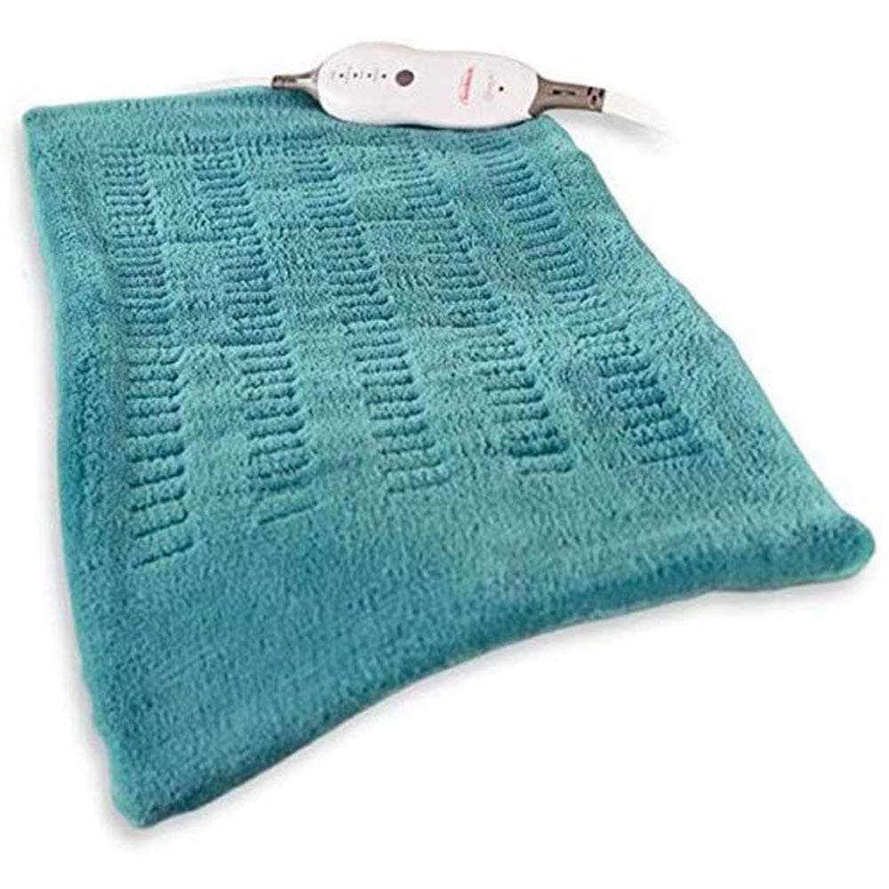 Sunbeam Heating Pad for Back, Neck, and Shoulder Pain Relief with Auto Shut Off, XL 12 x 24", Teal