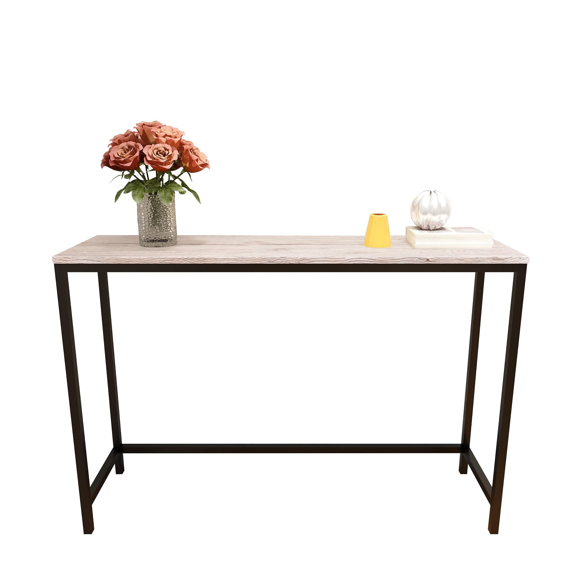 – HOMERECOMMEND Console Sofa Table End Tables Computer Desk Coffee Snack Console Tables for Living Room Or Corridor Hallway