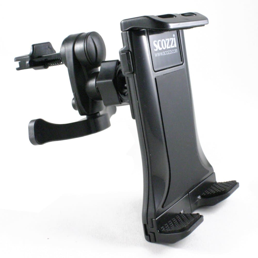 scozziCar Phone Holder Air Vent Mount Hook Clip Cell, 360° Rotatable, Universal e.g. compatible with Samsung S24 S23 S22 S21 A55 A54 A53 A35 for iPhone 15 14 13 12 11 XR FE Plus Ultra Max Lite Pro