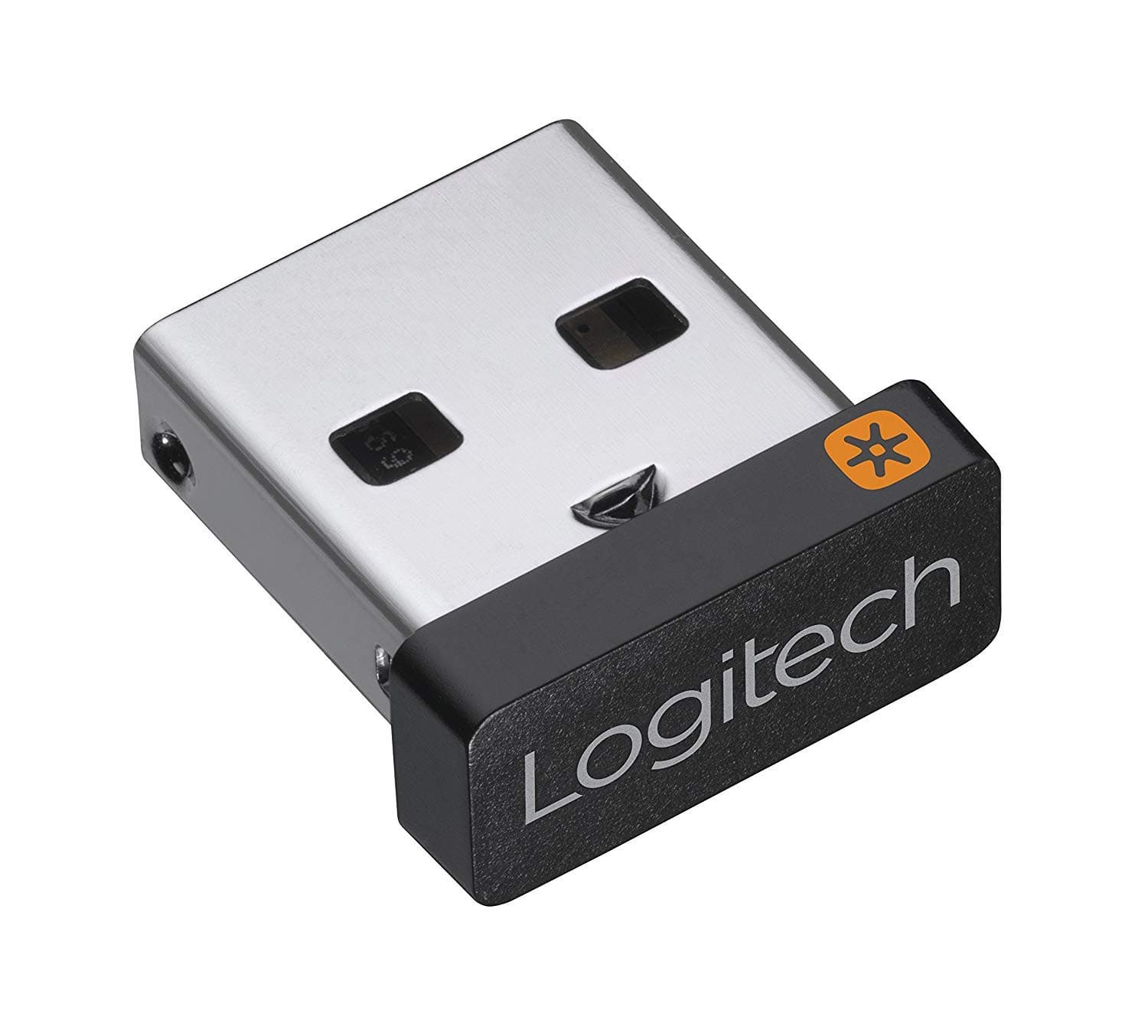 Logitech USB Unifying Receiver, 2.4 GHz Wireless Technology, USB Plug Compatible with all Logitech Unifying Devices like Wireless Mouse and Keyboard, PC/Mac/Laptop - Black