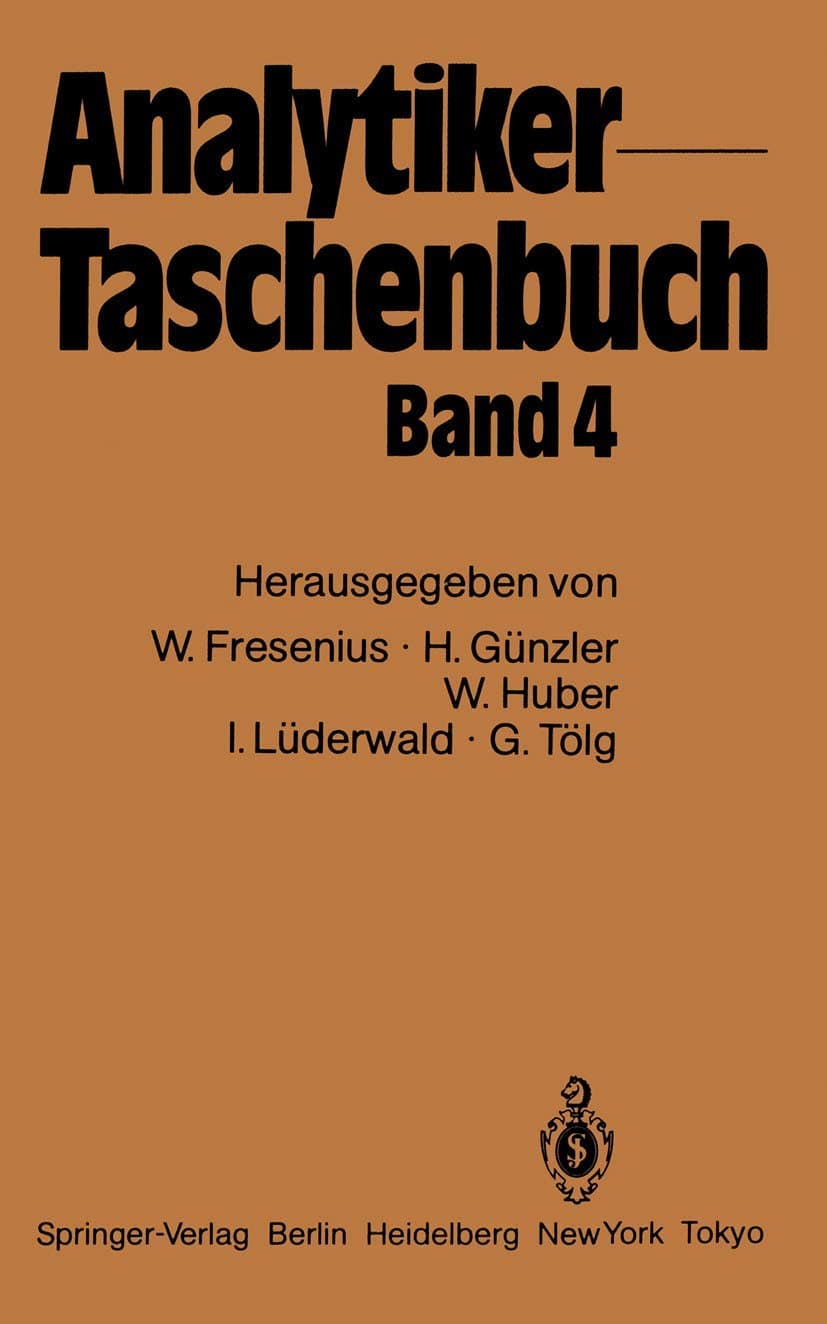 Analytiker-Taschenbuch: Band 4
