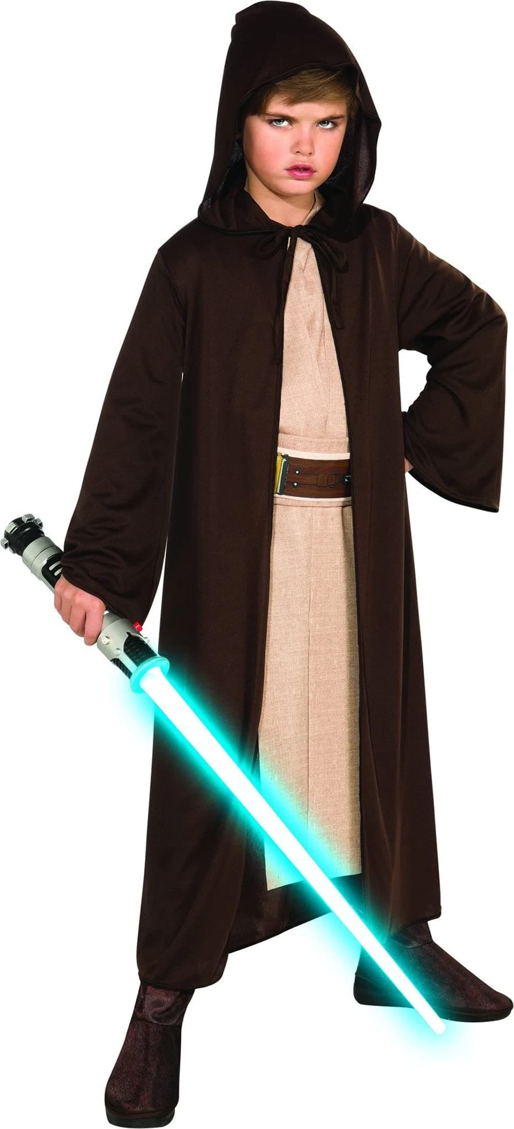 Rubies Star Wars Classic Child's Hooded Jedi Robe, Large