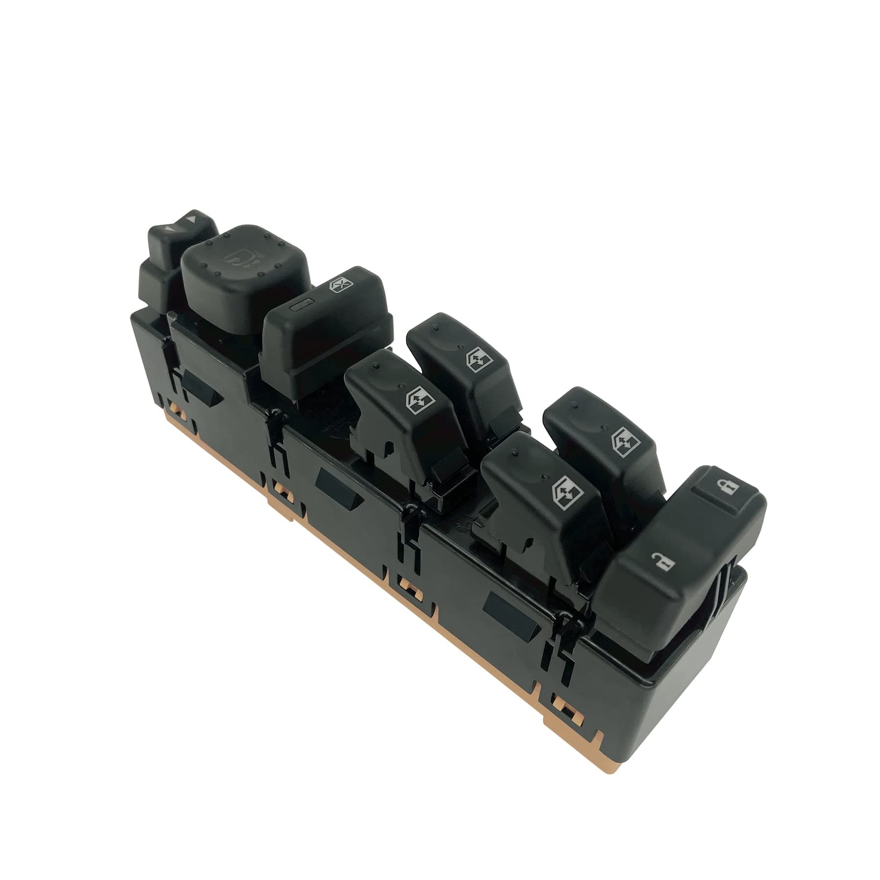 Master Power Window Switch Door Lock Front Driver Side with Mirror Switch and Module | Replacement for 2003-2006 Chevy, GMC, Cadillac & Hummer | Replaces# 15883319, DWS-394