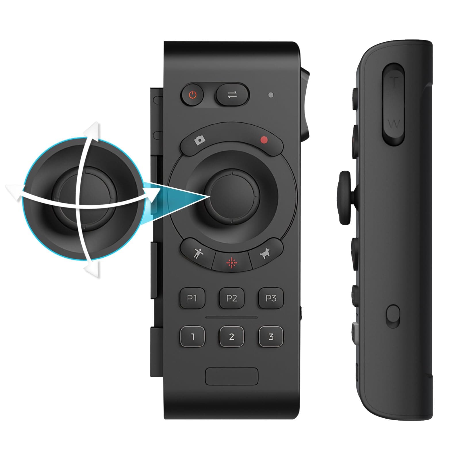 OBSBOT Tail Air Smart Remote Controller, PTZ Control via Gimbal Button or Wrist Movements, Bluetooth Wirelessly Connect up to 3 OBSBOT Tail Air/Tail 2 Devices