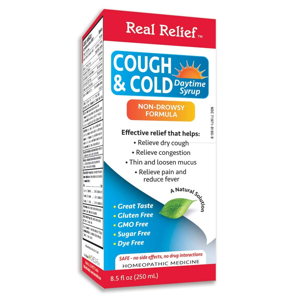 Homeolab Real Relief Cough and Cold Syrup, 8.5 Fluid Ounce