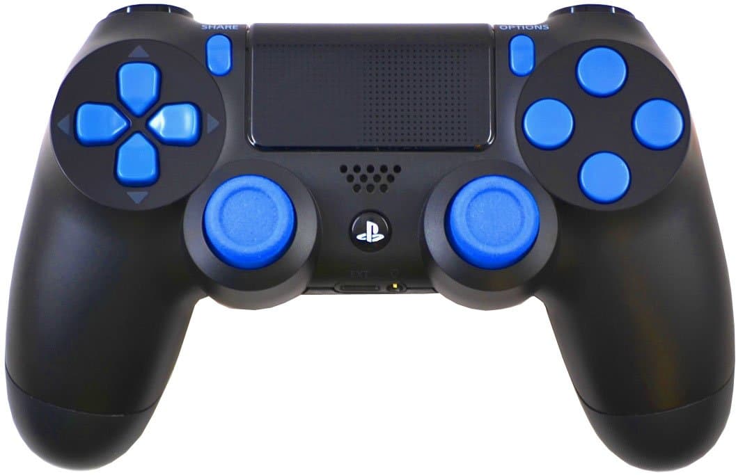 Blue Out Master Modded PS4 Controller, Black Ops 3, All Games