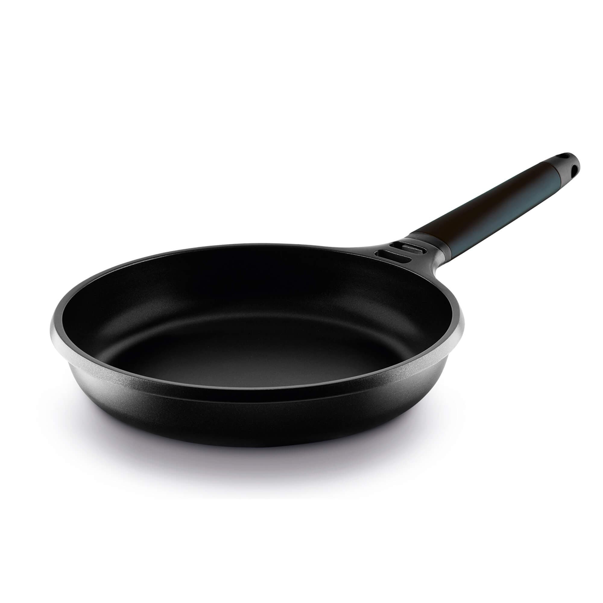 CasteyFrying Pan Compatible with Induction 24 cm Black