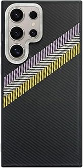 MARGOUN for Samsung Galaxy S24 Ultra Aramid Carbon Fiber Case (L)
