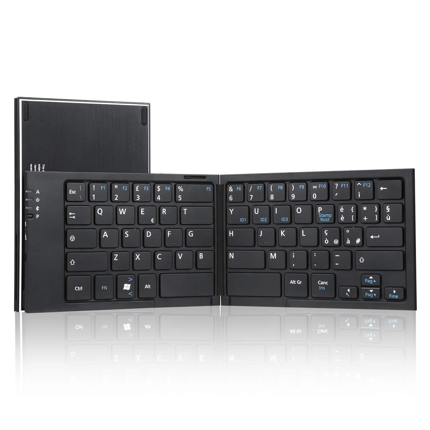 Perixx PERIBOARD-805 L II Bluetooth Keyboard Folding Devices Multi Keyboard Italian Layout Compatible with Nexus, Galaxy Tab, Note