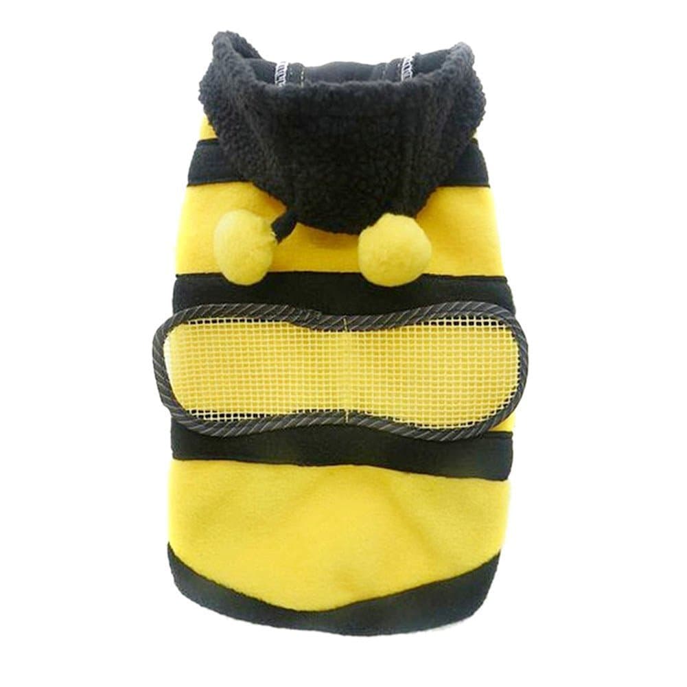 TQWY Small Bumblebee Dog Cat Puppy Halloween Clothes Pet Apparel Bumble Bee Dress Up Pet Coat Hoodie