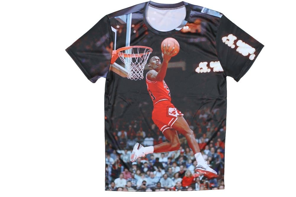 The Bulls Jordan T-shirt Basketball Player Mendes Long Sleeve T-shirt (L, Tfe0039)
