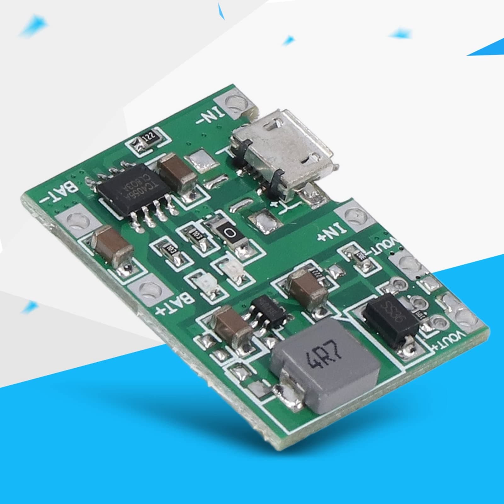 Boost Converter Module,Boost Module Adjustable Step Up Discharge Board for Charging Multimeter and Lithium Battery