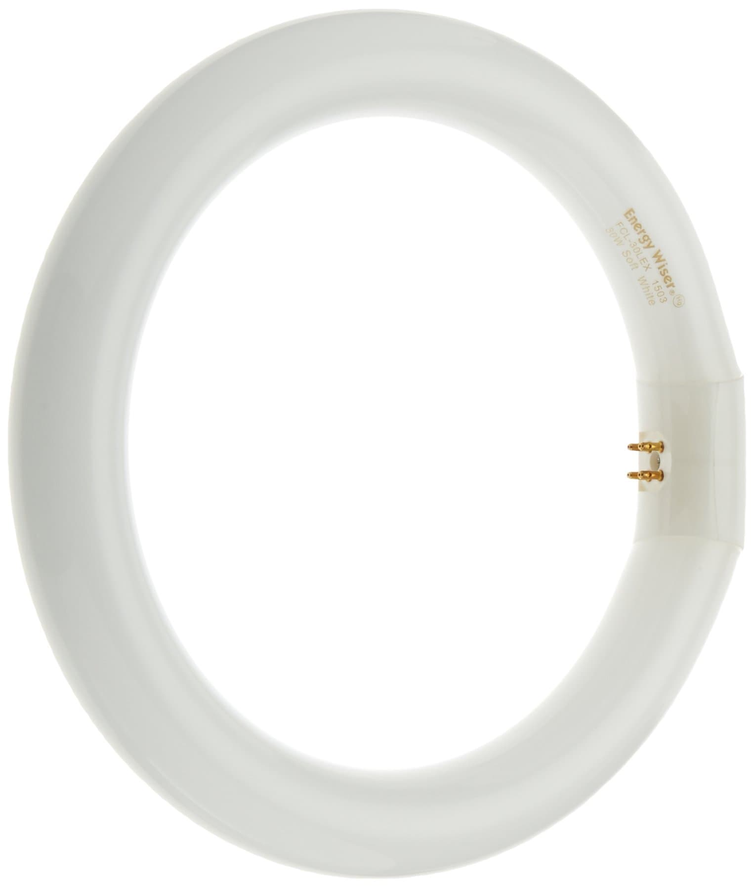 Bulbrite FCL-30LEX 30-Watt Circline Fluorescent T9 Bulb, 3000-Kelvin, G10q Base, 9-Inch Diameter, Warm White