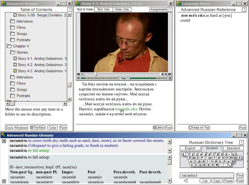 Advanced Russian: From Reading to Speaking