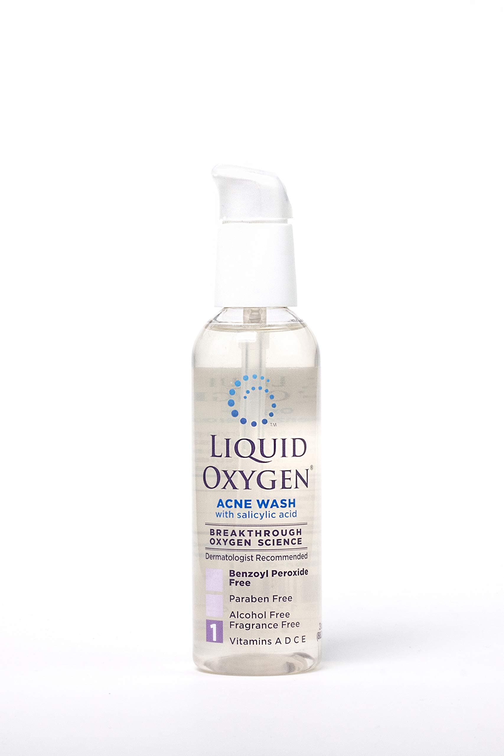 Liquid Oxygen Acne Wash (with Salicylic) 3 oz.