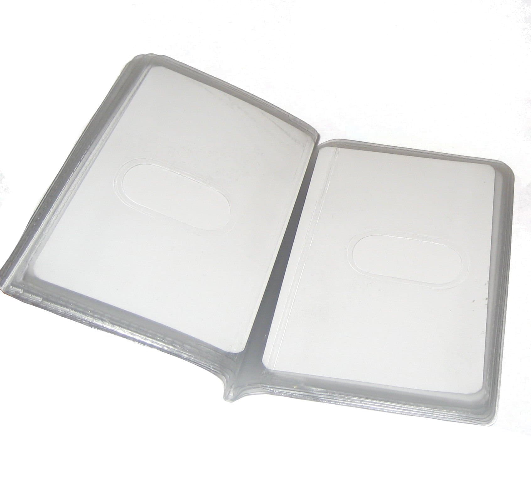 Just4ugiftsReplacement Credit Card Purse / Wallet Insert Sleeves for Cards (Portrait for 10 Cards)